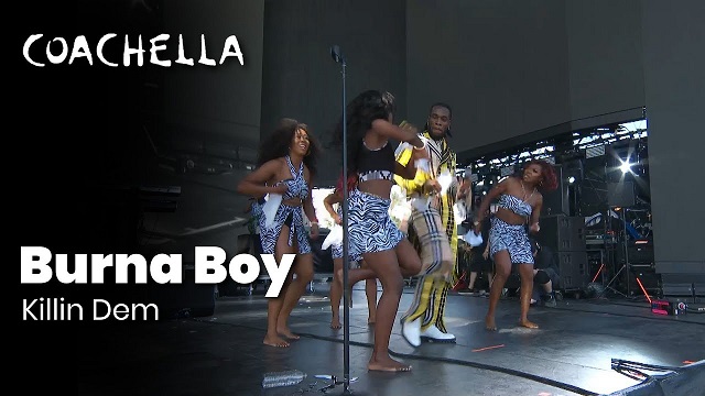 [Video] Burna Boy performs ‘Killin Dem’ at Coachella 2019