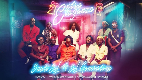 [Video] Sauti Sol – “Extravaganza” ft. Bensoul, Nviiri the Storyteller, Crystal Asige, Kaskazini
