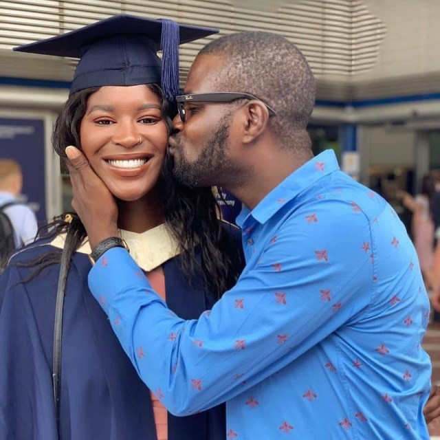 JJC Skillz’ daughter graduates from UK university (Photos)