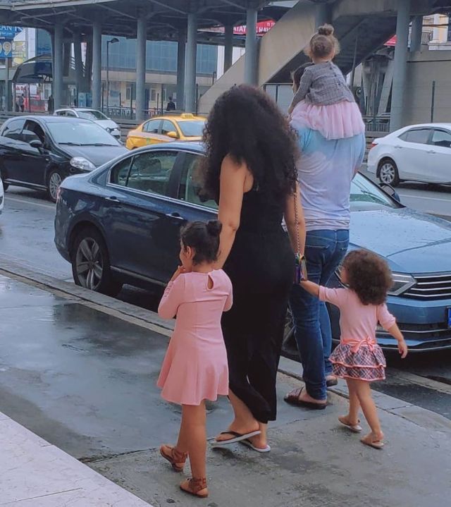 Nadia Buari shares rare photos of herself and family enjoying a stroll