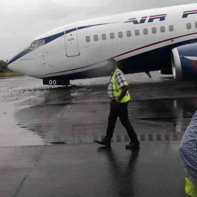 Panic as plane crash-lands in Lagos airport