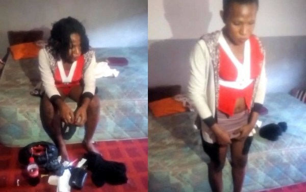 Police officer takes prostitute home from Abuja club, finds out ‘she’s’ a man wearing female outfit (video)
