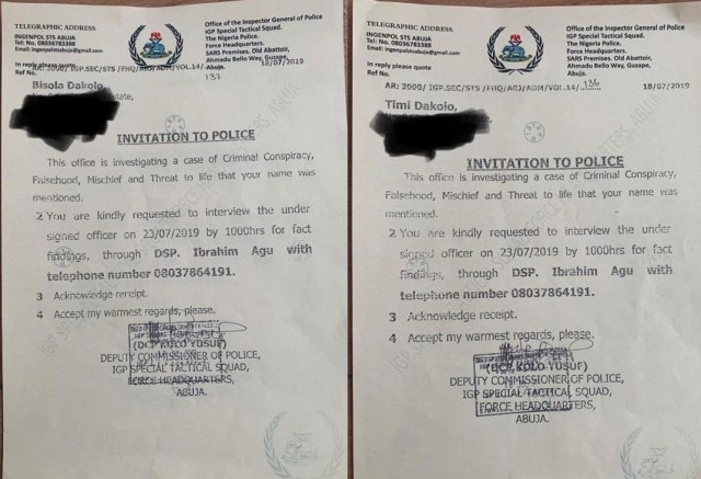 Timi Dakolo charged with Criminal Conspiracy, falsehood, mischief and threat to life.