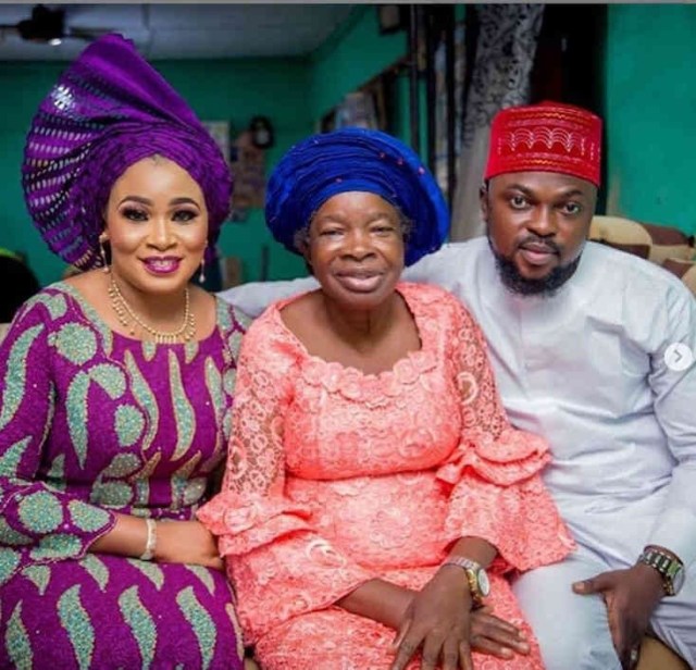 Photos from Toyin Abraham’s engagement Kolawole Ajeyemi