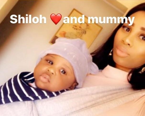 Ubi Franklin shares first photo of his South African babymama, Nicola Siyo and their son, Shiloh