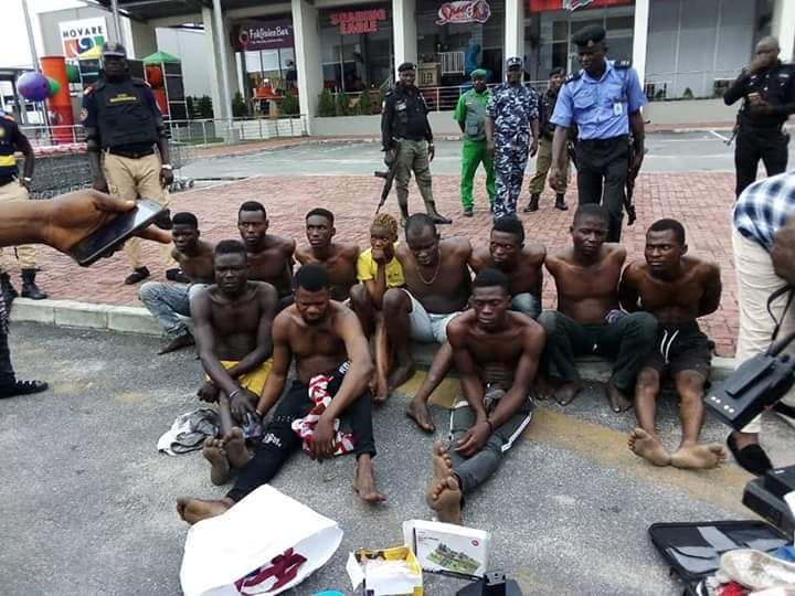Shoprite Looters paraded, stolen goods recovered