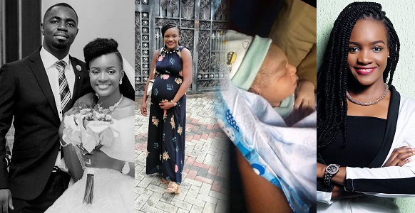 Gospel singer, Favour Iwueze welcomes first child with husband