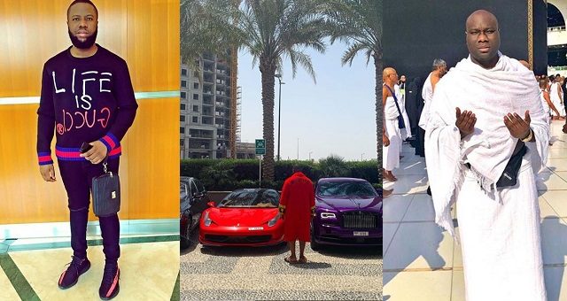 ‘I Never Fold… Never!’ – Hushpuppi brags with Luxury vehicles amid Mompha’s arrest