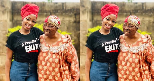 Khafi shares beautiful photo with her Grand-Mother.