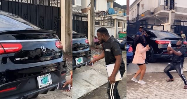 MC Galaxy buys new whip, a Mercedes AMG (video)