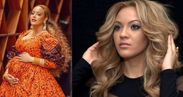 Model Sarah Ofili shares maternity photo as she welcomes first child on 35th birthday