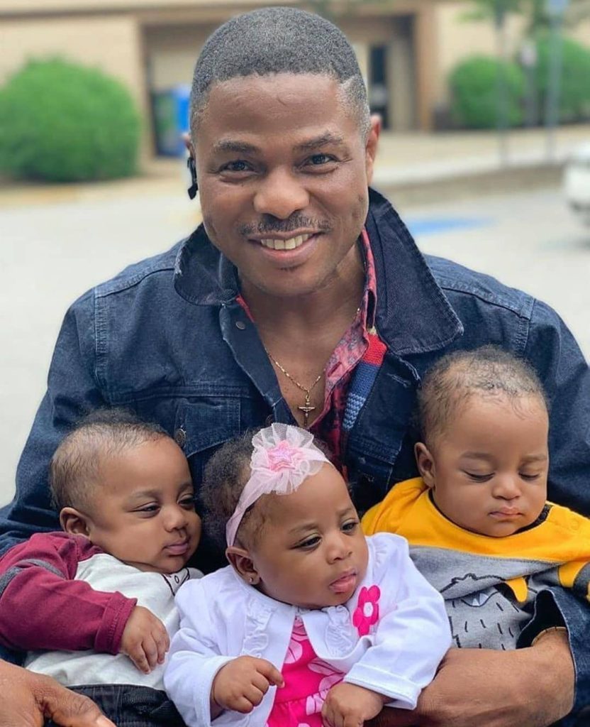 More photos of Yinka Ayefele’s triplets