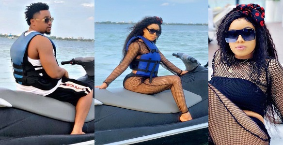 Nina and her new man vacation in Miami.