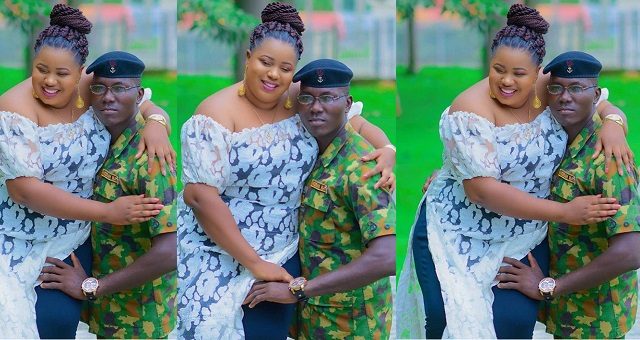 Pre-wedding photos of a Naval Officer & his plus-sized fiancée