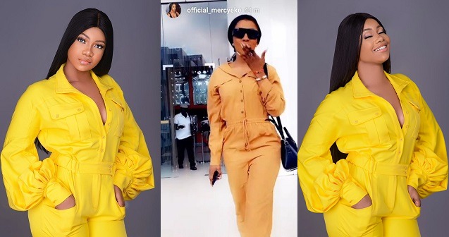 Tacha’s fan berates Mercy for wearing Tacha’s look-alike Jumpsuit