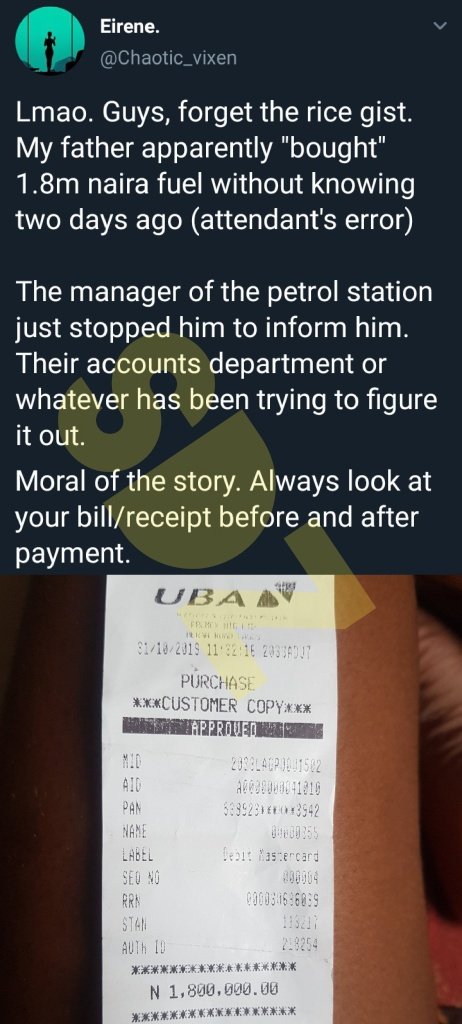 Man gets debited N1.8m for fuel and he didn’t know!