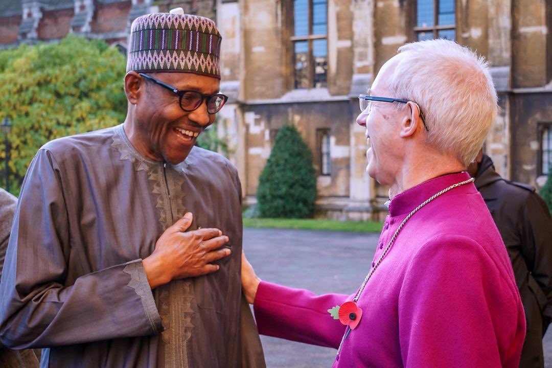 President Buhari meets Archbishop of Canterbury in London (photos)