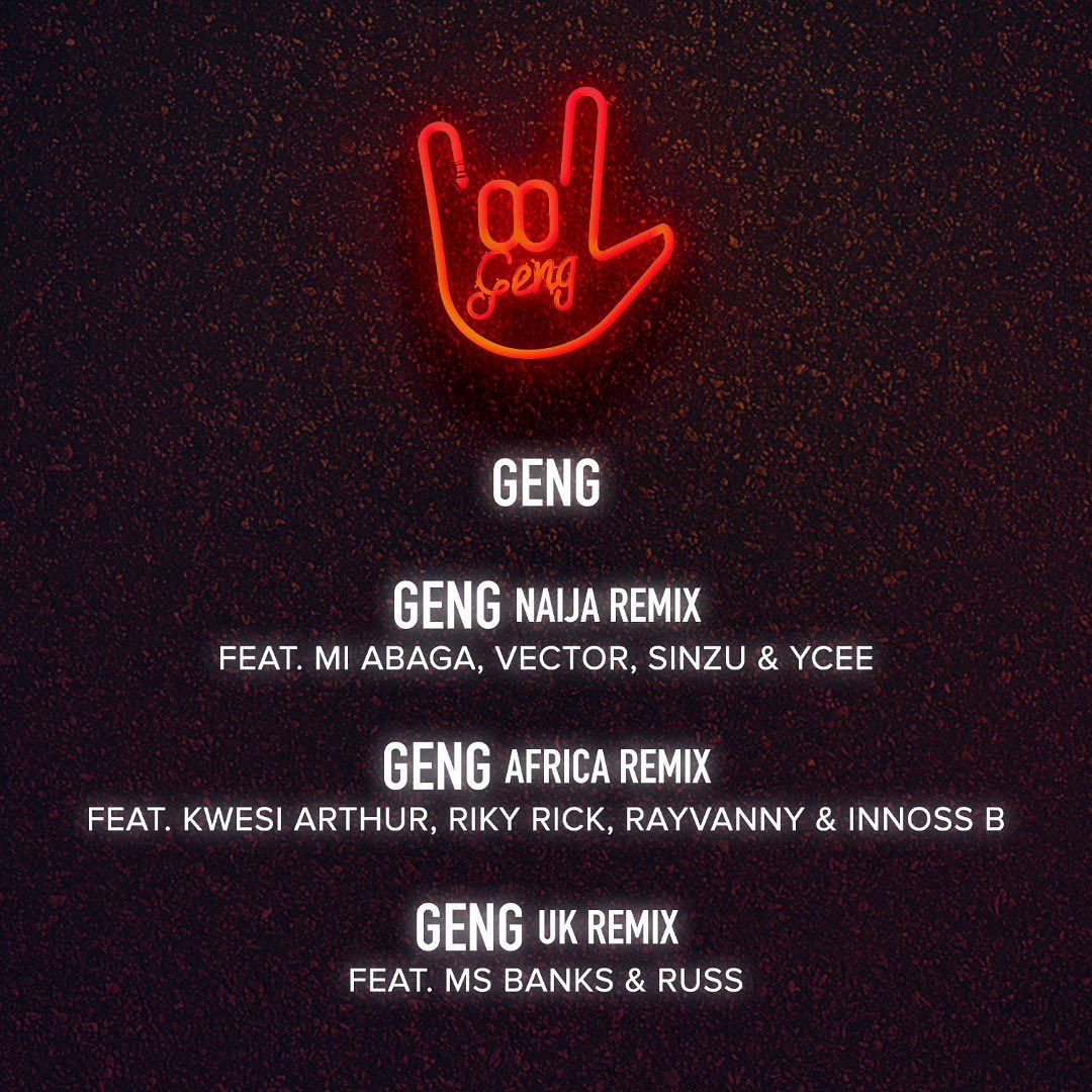 [Music] Mayorkun – “Geng” (UK Remix) ft. Ms Banks, Russ