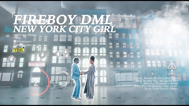 [Video] Fireboy DML – “New York City Girl”
