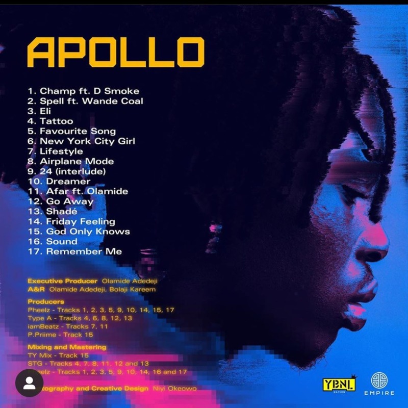 [Lyrics] Fireboy DML – “Spell” ft. Wande Coal