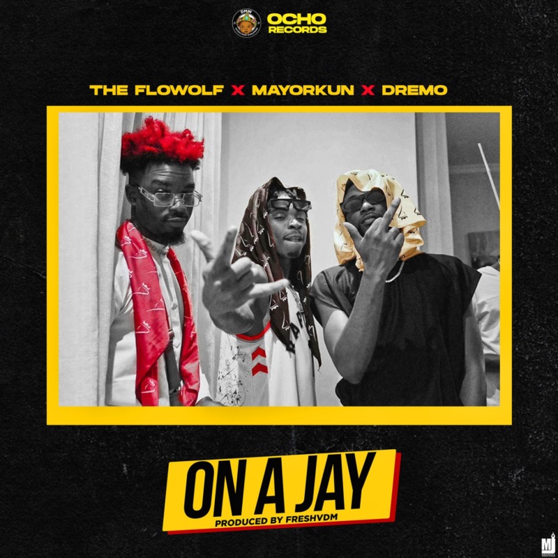 [Lyrics] FloWolf x Dremo x Mayorkun – “On A Jay”