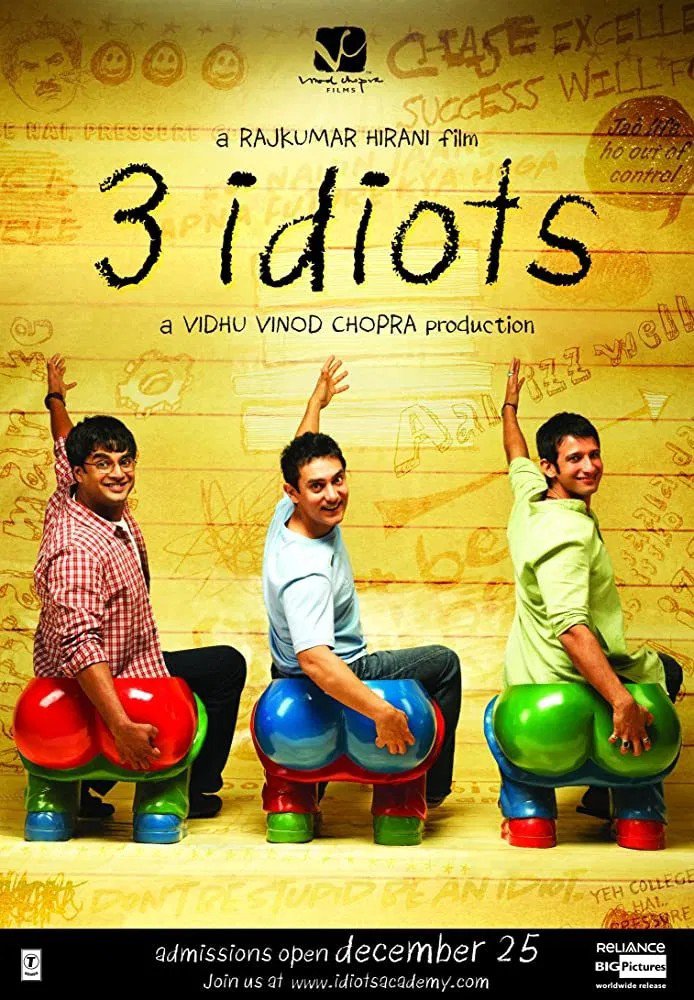 3 Idiots (2009) – Bollywood Movie